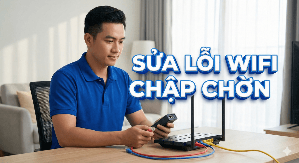 Sửa Lỗi Wifi Chập Chờn, Mất Kết Nối Tại TPHCM & Thủ Đức – Thợ Giỏi, Có Mặt Sau 15 Phút