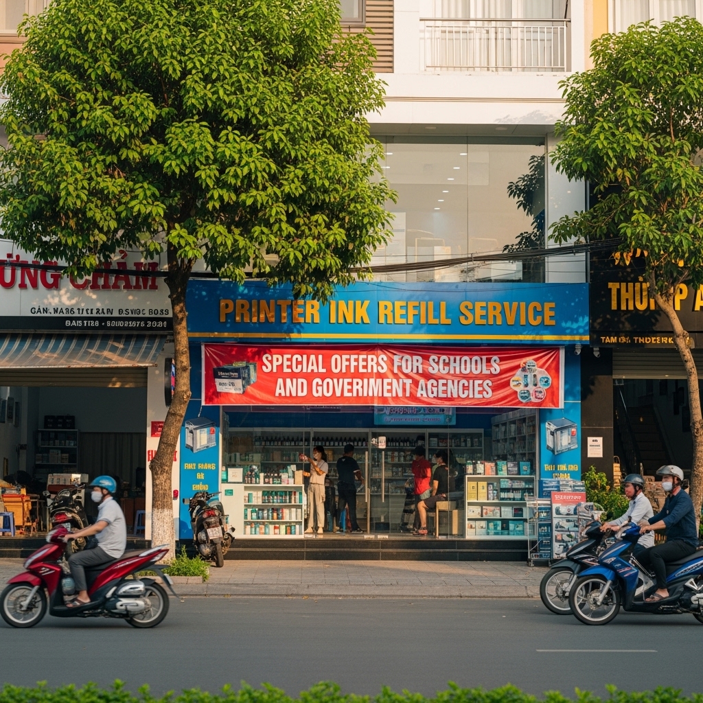 Nạp mực máy in Phường Tam Phú (Ưu đãi cho trường học và cơ quan nhà nước).