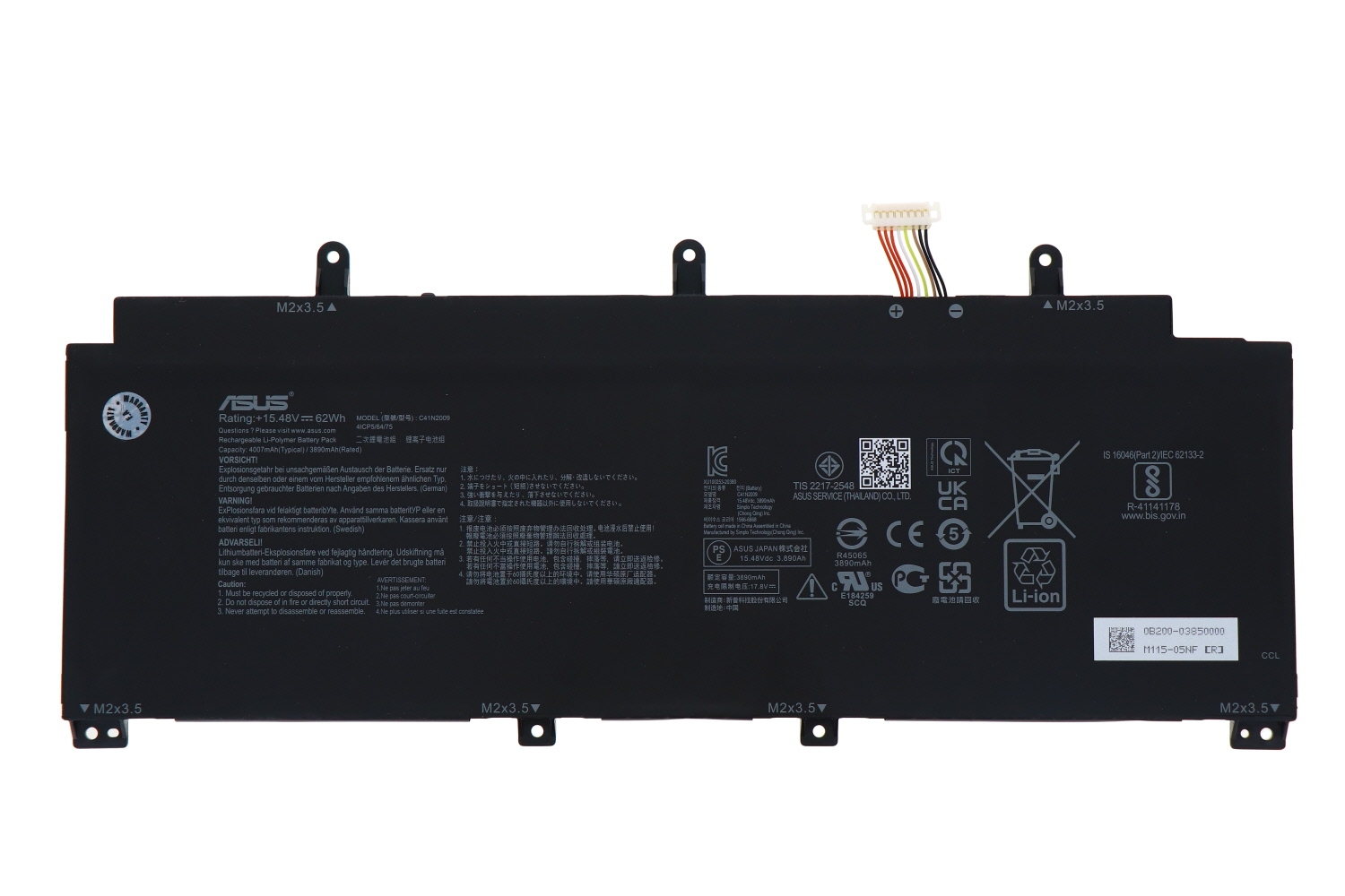 Thay pin laptop Asus ROG Flow Z13 GZ301 GZ301VF GZ301VI GZ301VU GZ301VV GZ301ZE NR2201 – C41N2102 – 4 cell