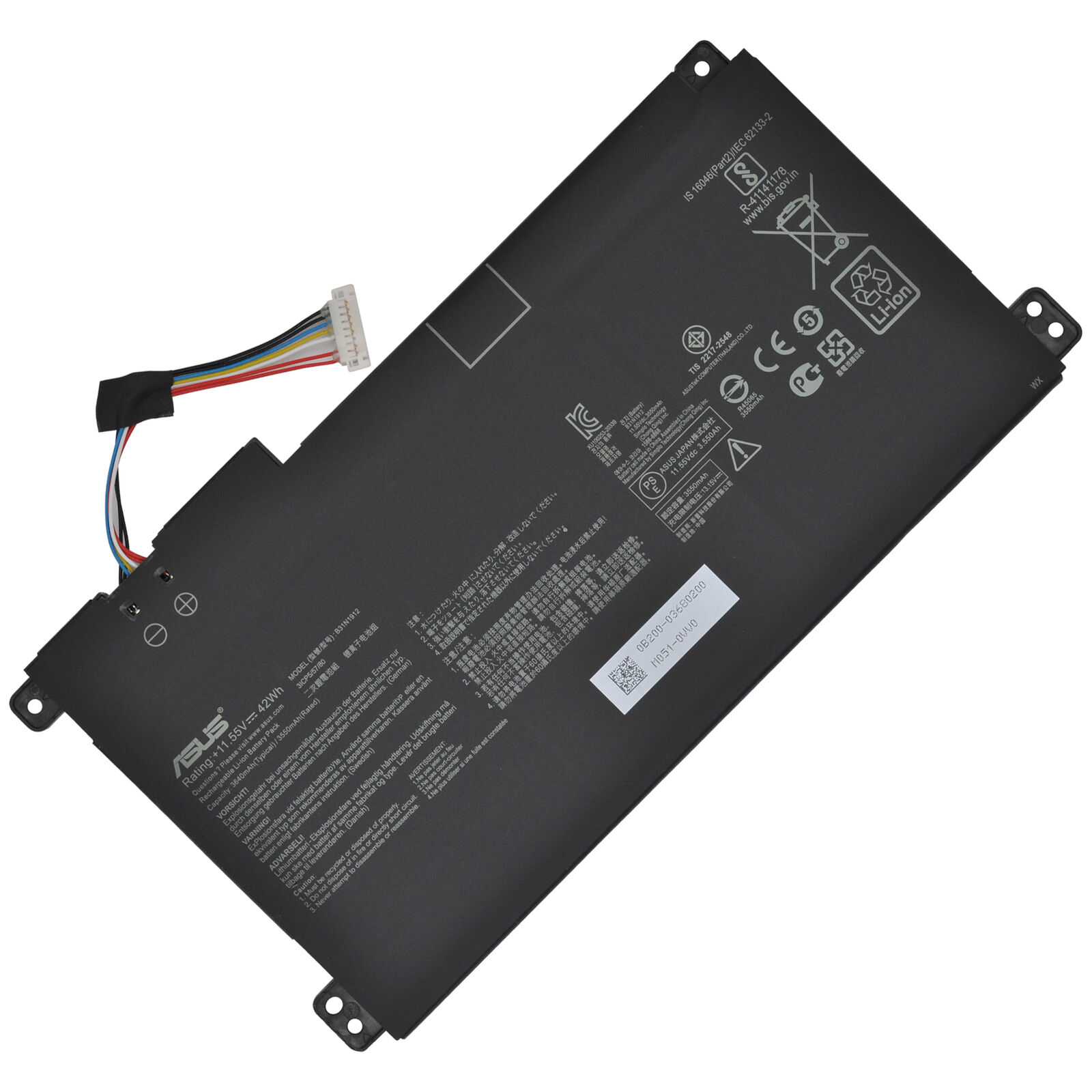 Thay pin laptop Asus K46 A56 S46 S56 S505 S550 – K46 K56 – 4 cell