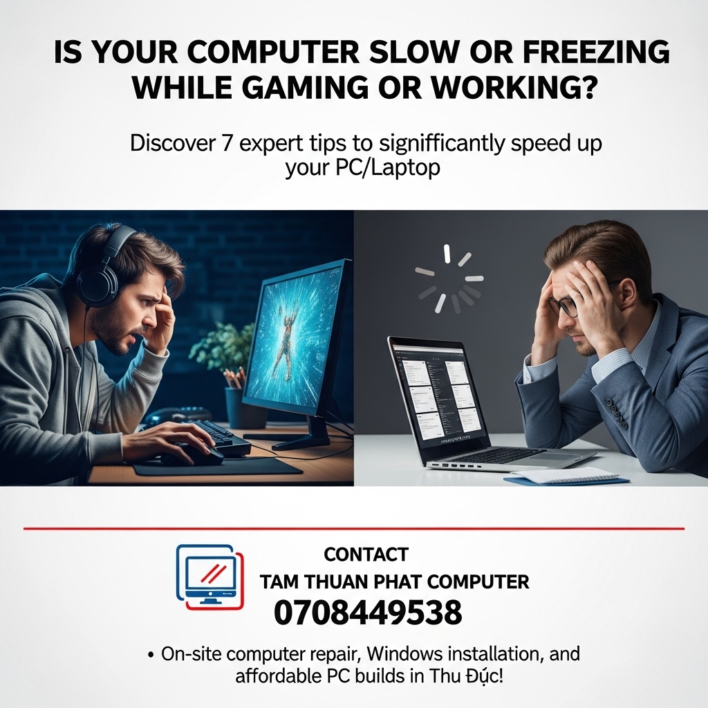 computer repair, pc optimization, laptop speed up, gaming pc build, computer technician