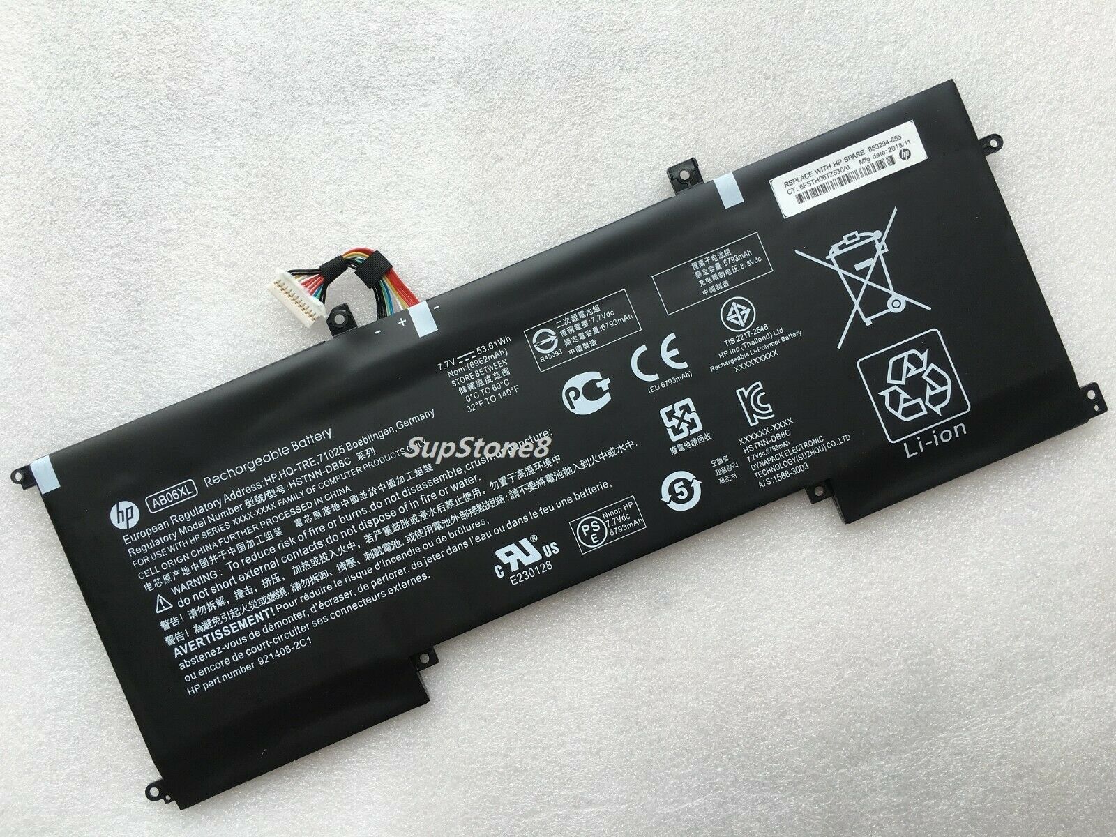 Thay pin laptop HP Pavilion X360 15-bk000, 15-br000 – WA03XL (3 cell)