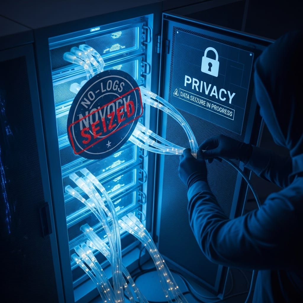 VPN, privacy, data seizure, server, no-logs