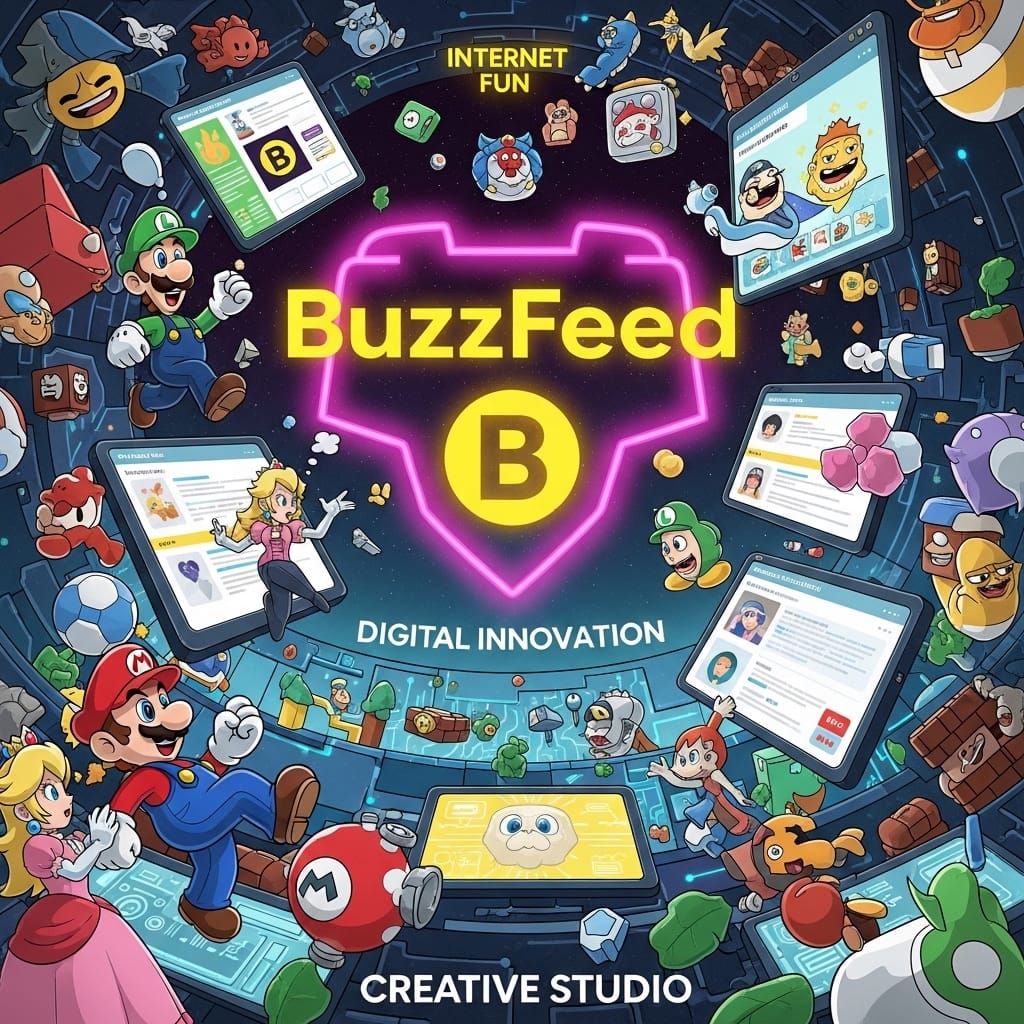 BuzzFeed, Creative Studio, Internet Fun, Nintendo Inspiration, Digital Innovation