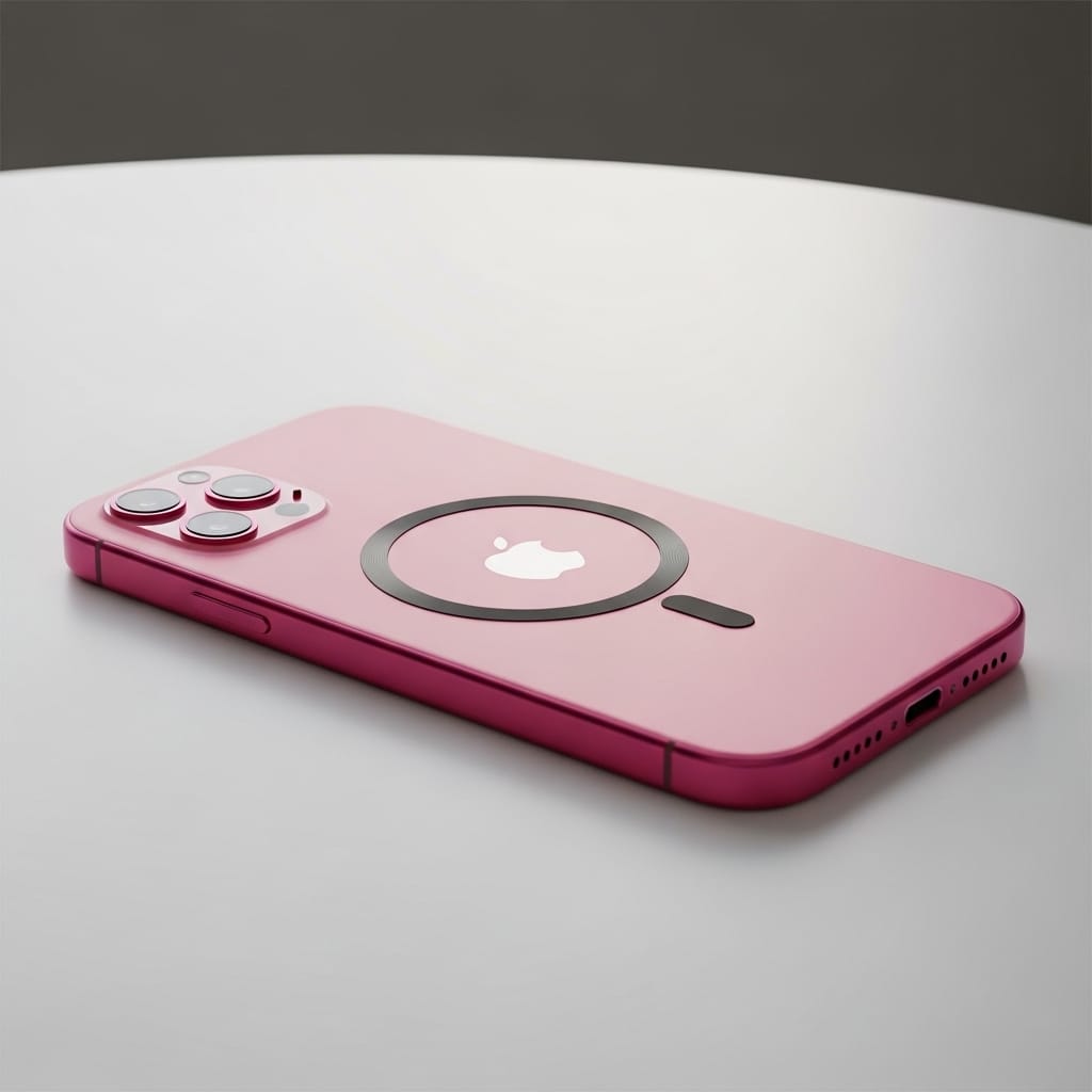 iPhone 17E, Apple budget phone, MagSafe, smartphone, pink phone