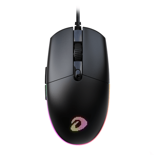 Chuột gaming DareU EM911 | Có dây, 6000 DPI, 100g, RGB, Đen