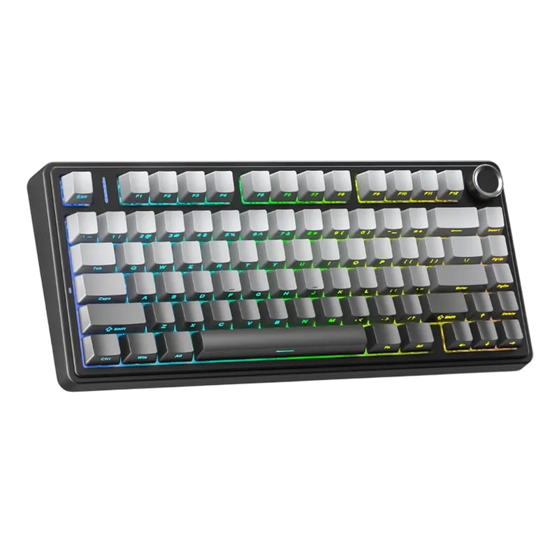 Bàn phím cơ gaming AULA F75 Xám Đen Gradient | 3 Mode, Reaper Switch, RGB (NK) - Ảnh 2