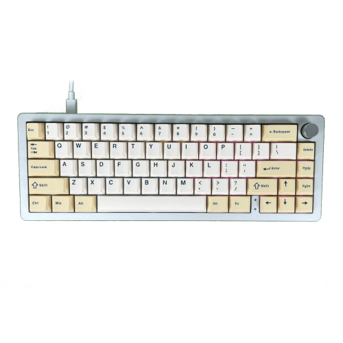 Bàn phím cơ gaming XinMeng M66 | 3 Mode, TKL, Linear Switch, RGB, Silver, Vỏ nhôm, Hot swap