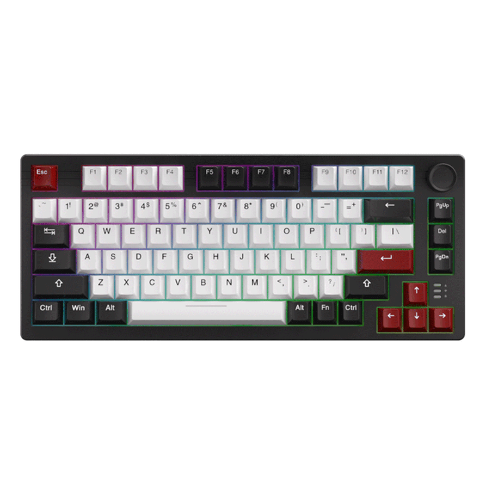 Bàn phím cơ gaming Dareu EK75 Pro | 3 Mode, TKL, Linear Switch, RGB, Black/Yellow, Hot swap