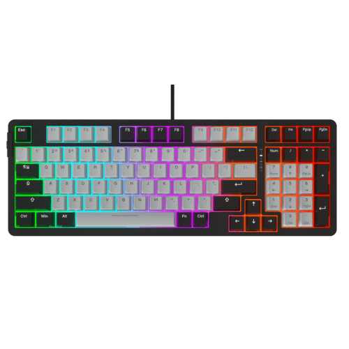 Bàn phím cơ gaming Dareu EK98X | Có dây, Fullsize, Optical Switch, RGB, Black-Grey