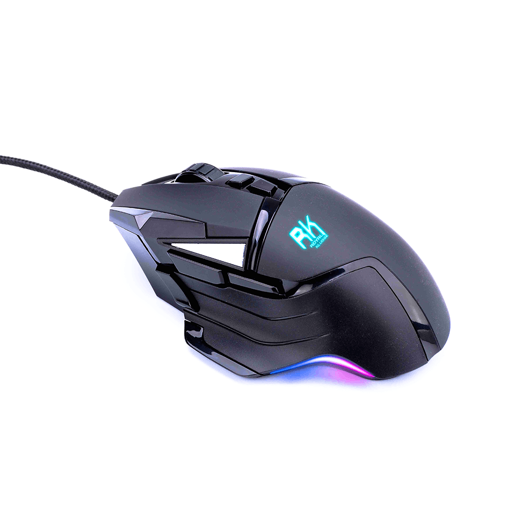 Chuột văn phòng Kludge RM502 | Có dây, 4000 DPI, 65g, RGB, Đen - Ảnh 3