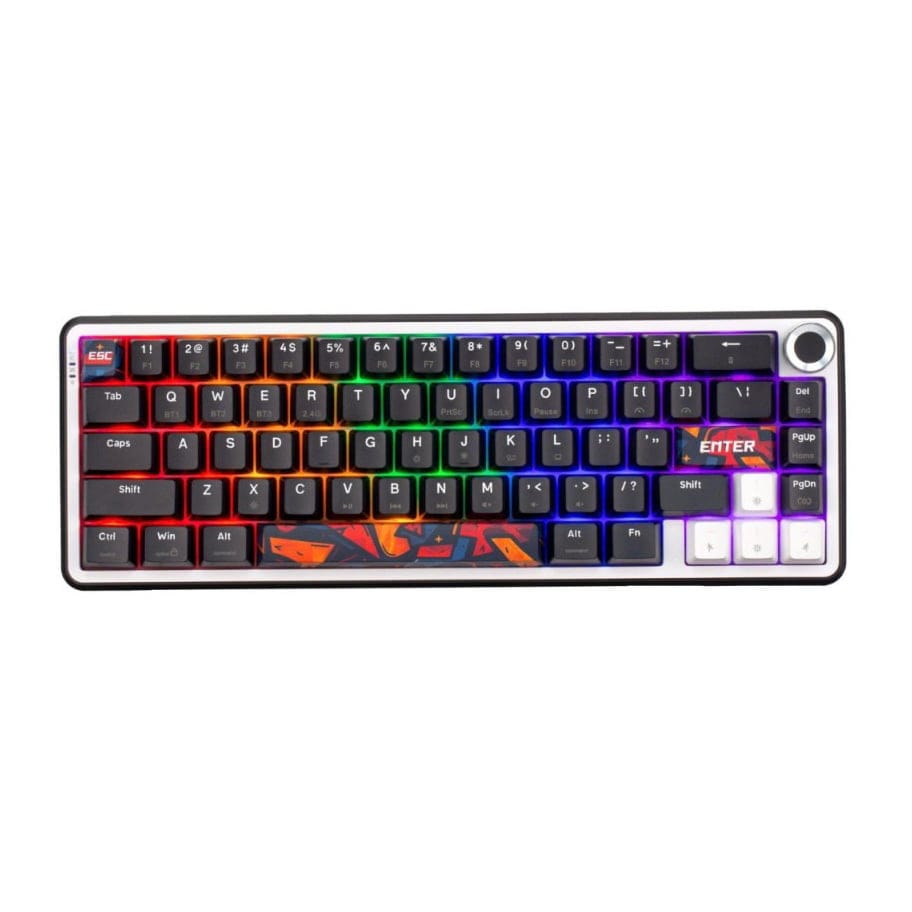 Bàn phím cơ gaming E-Dra EK368S | Không dây, Red Switch
