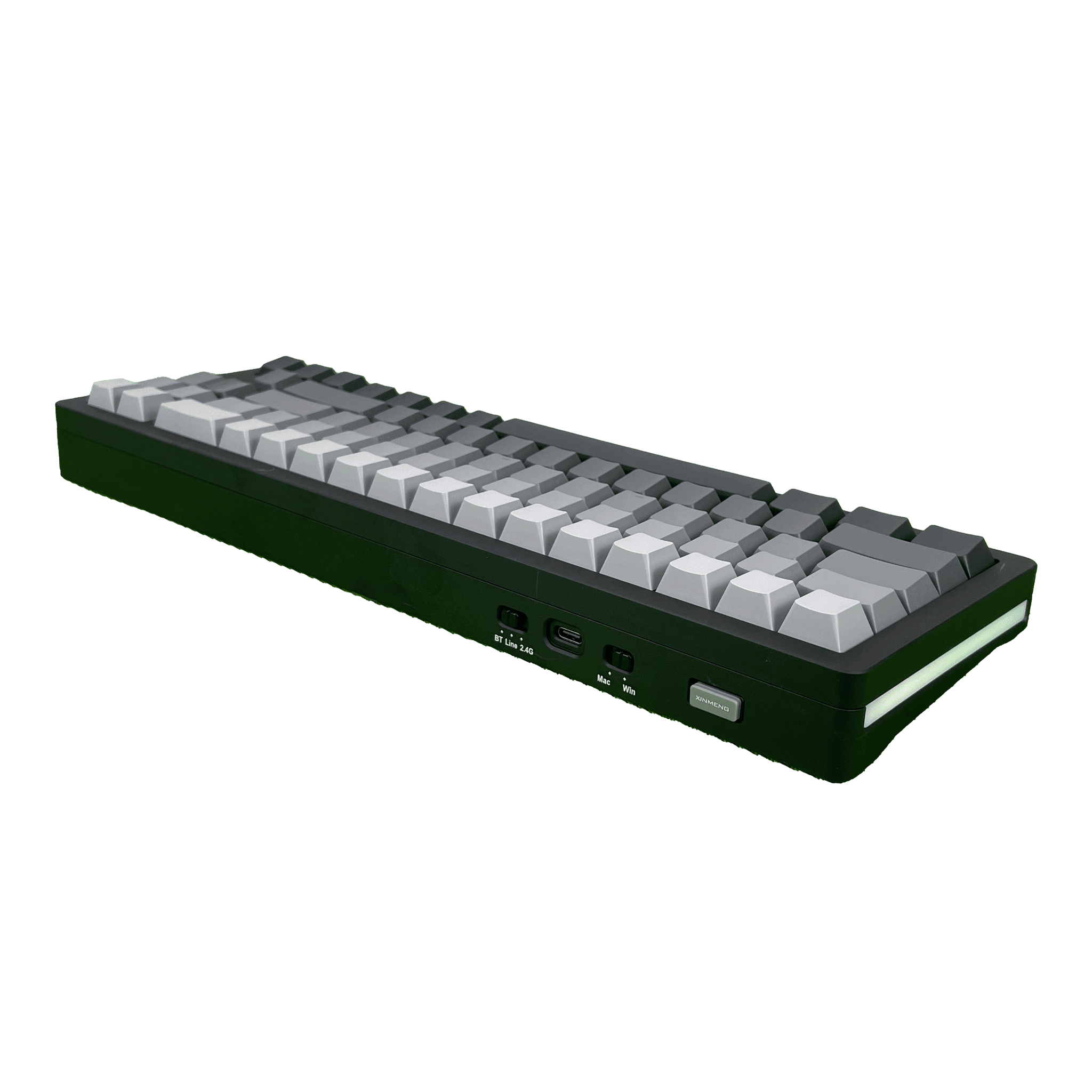 Bàn phím cơ gaming XinMeng M71 | 3 Mode, TKL, Linear Switch, RGB, Black, Vỏ nhôm, Hot swap - Ảnh 4