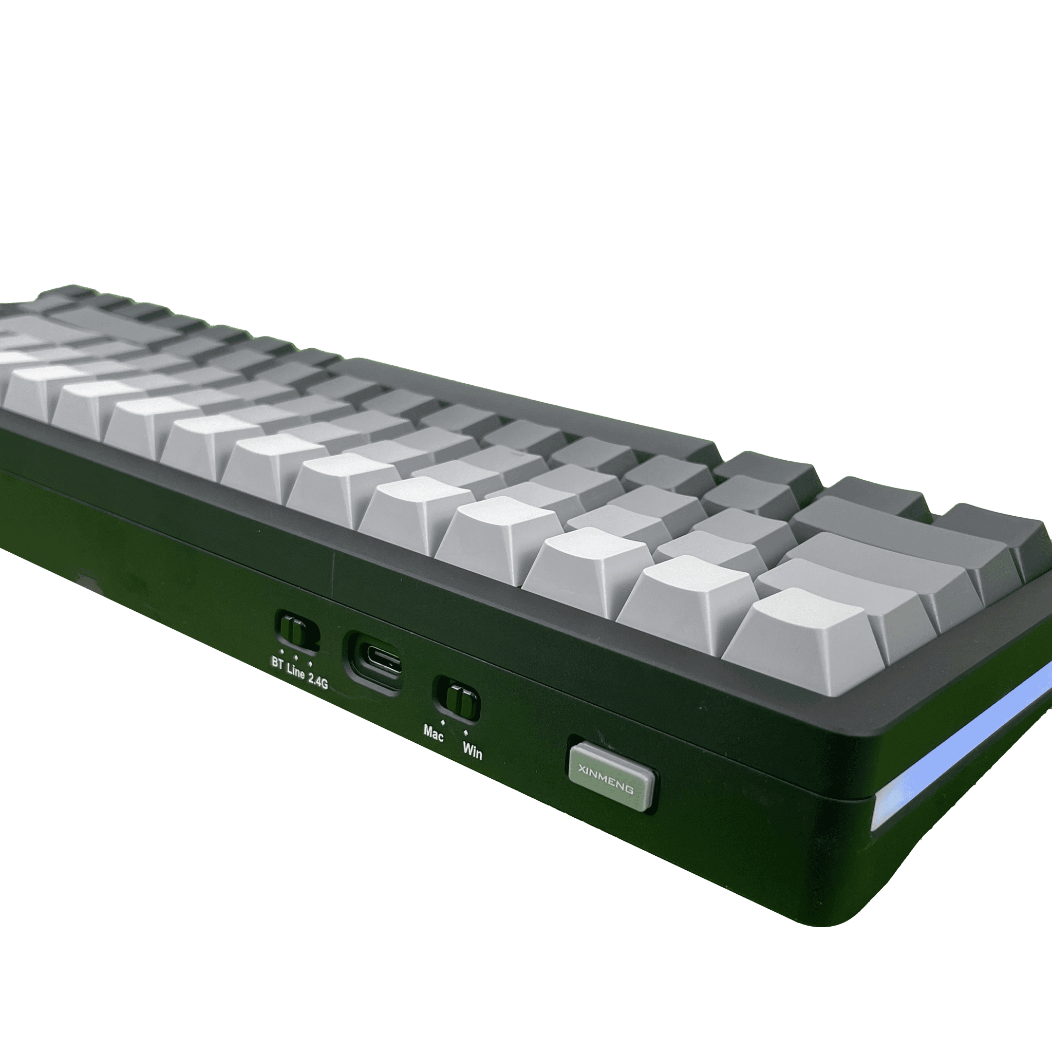 Bàn phím cơ gaming XinMeng M71 | 3 Mode, TKL, Linear Switch, RGB, Black, Vỏ nhôm, Hot swap - Ảnh 2