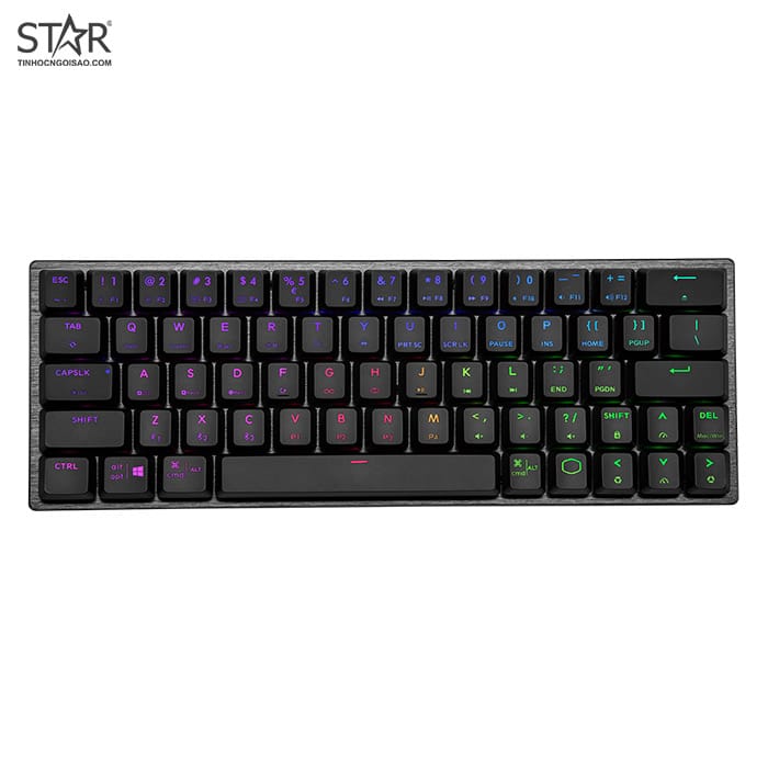 Bàn Phím Cơ Cooler Master SK622 Space Gray | Low Profile, Red Switch, RGB, TKL, Wireless - Ảnh 2