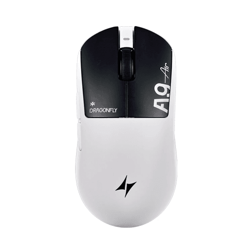 Chuột Gaming Không Dây ATK Dragonfly A9 AIR | 2 Mode, Shadow White