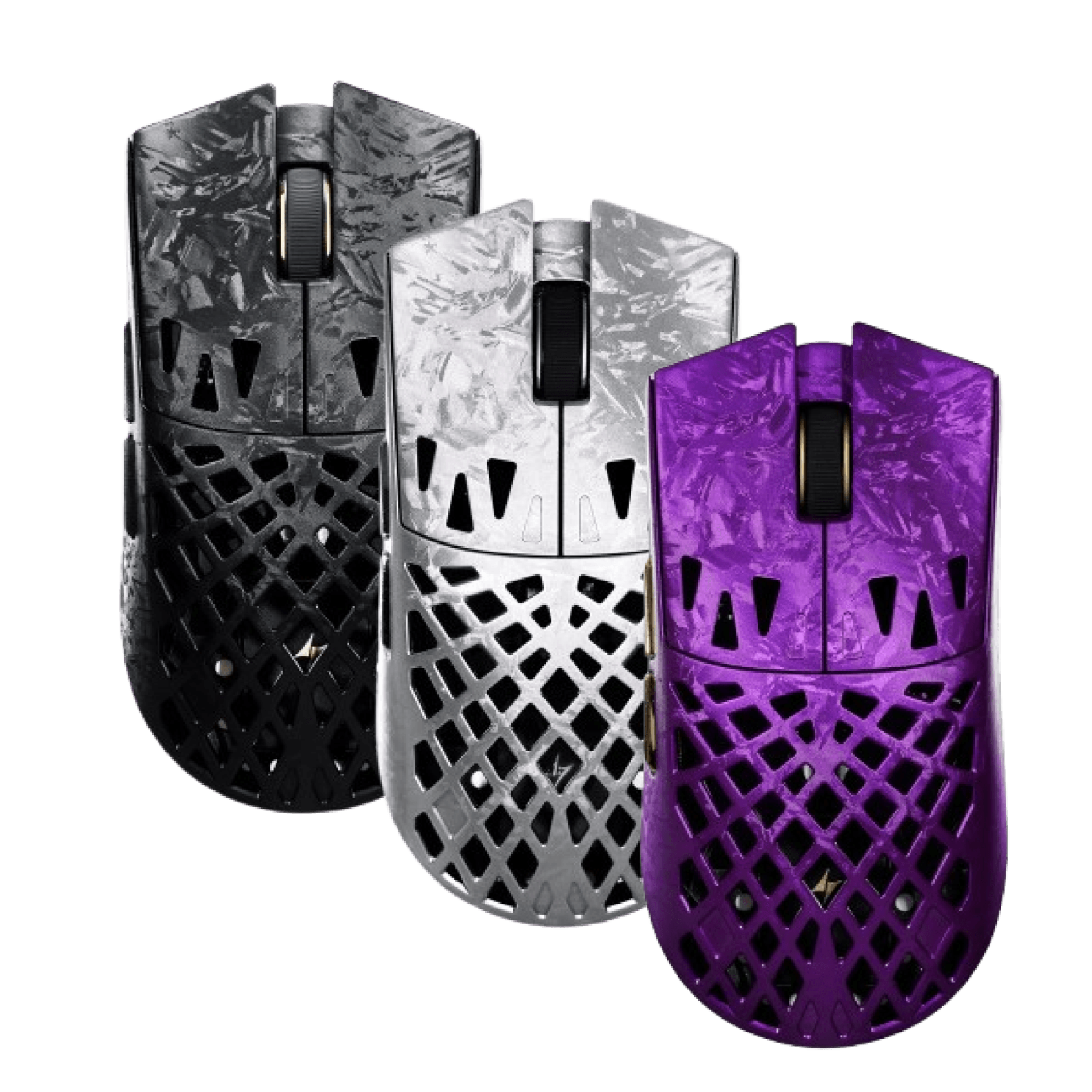 Chuột Gaming Không Dây ATK Blazing Sky Ghost Extreme Hollow Carbon Fiber | 2 Mode, Tím - Ảnh 2