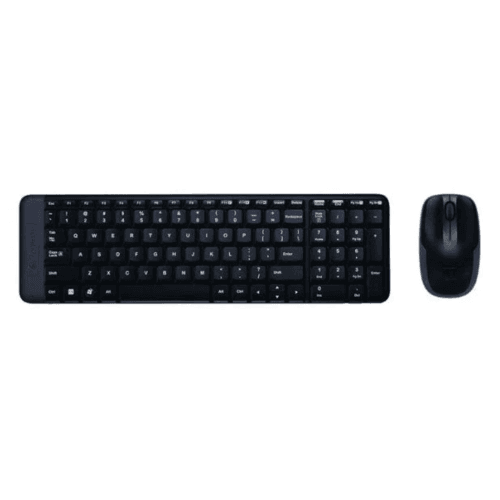 Combo phím chuột văn phòng Logitech MK220 | Wireless, Fullsize, Black