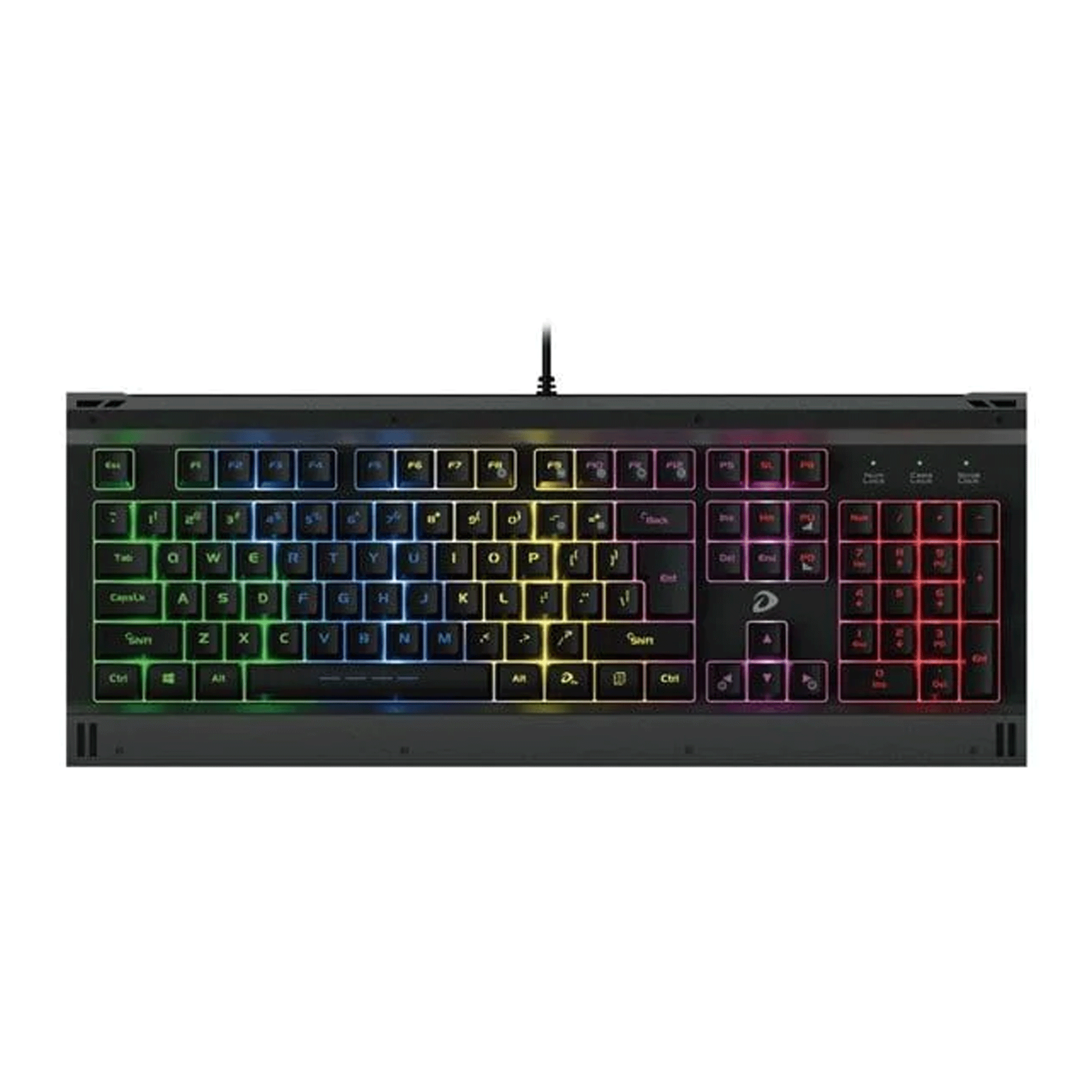 Bàn Phím Dare-U LK145 Màu Đen (TK547U08601G) | Có dây, Fullsize, RGB Rainbow, Black