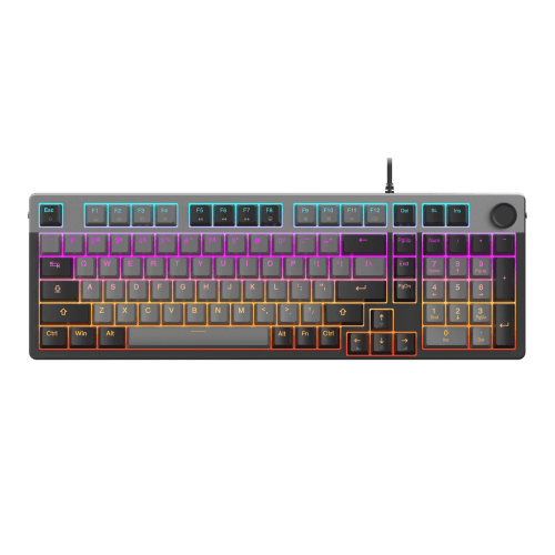 Bàn phím cơ gaming Dareu EK98L Gray | Có dây, Fullsize, Linear Switch, RGB, Black/Gray