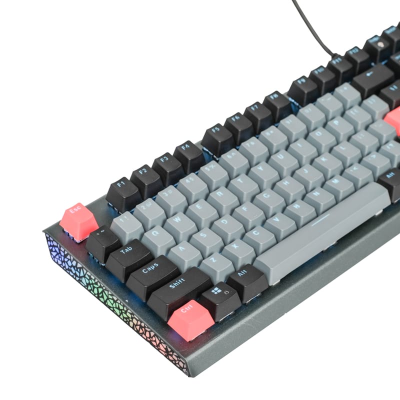 Bàn phím cơ gaming Xiberia XS3100 | Có dây, Fullsize, Optical Switch, RGB, Black/Gray - Ảnh 4