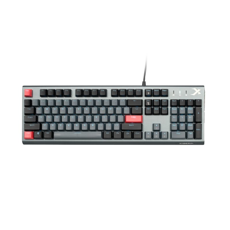 Bàn phím cơ gaming Xiberia XS3100 | Có dây, Fullsize, Optical Switch, RGB, Black/Gray