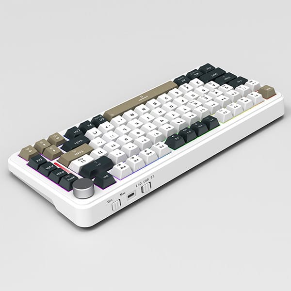 Bàn phím cơ gaming E-Dra EK375W | Wireless, TKL, Linear Switch, RGB, Trong suốt - Ảnh 3