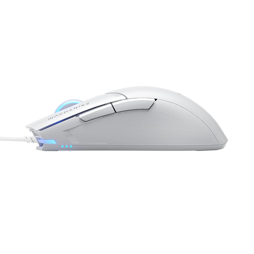 Chuột gaming Machenike M7 Pro | Có dây, 10000 DPI, 65g, RGB, Trắng - Ảnh 5