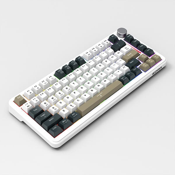 Bàn phím cơ gaming E-Dra EK375W | Wireless, TKL, Linear Switch, RGB, Trong suốt - Ảnh 2