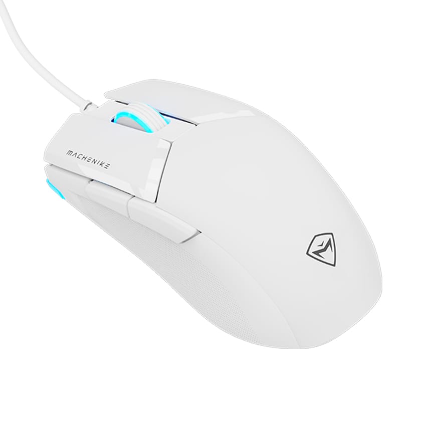 Chuột gaming Machenike M7 Pro | Có dây, 10000 DPI, 65g, RGB, Trắng - Ảnh 2