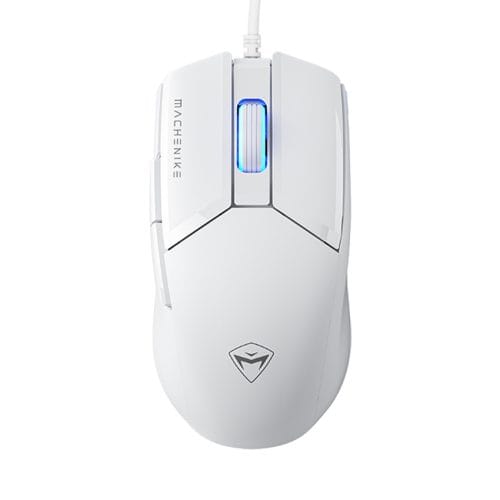 Chuột gaming Machenike M7 Pro | Có dây, 10000 DPI, 65g, RGB, Trắng